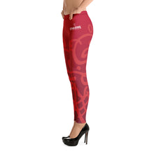 Load image into Gallery viewer, Cone Pattern Leggings - Strawberry
