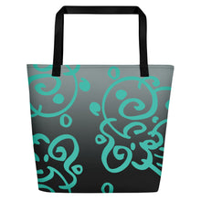 Load image into Gallery viewer, Cone Pattern Beach Bag - Mint
