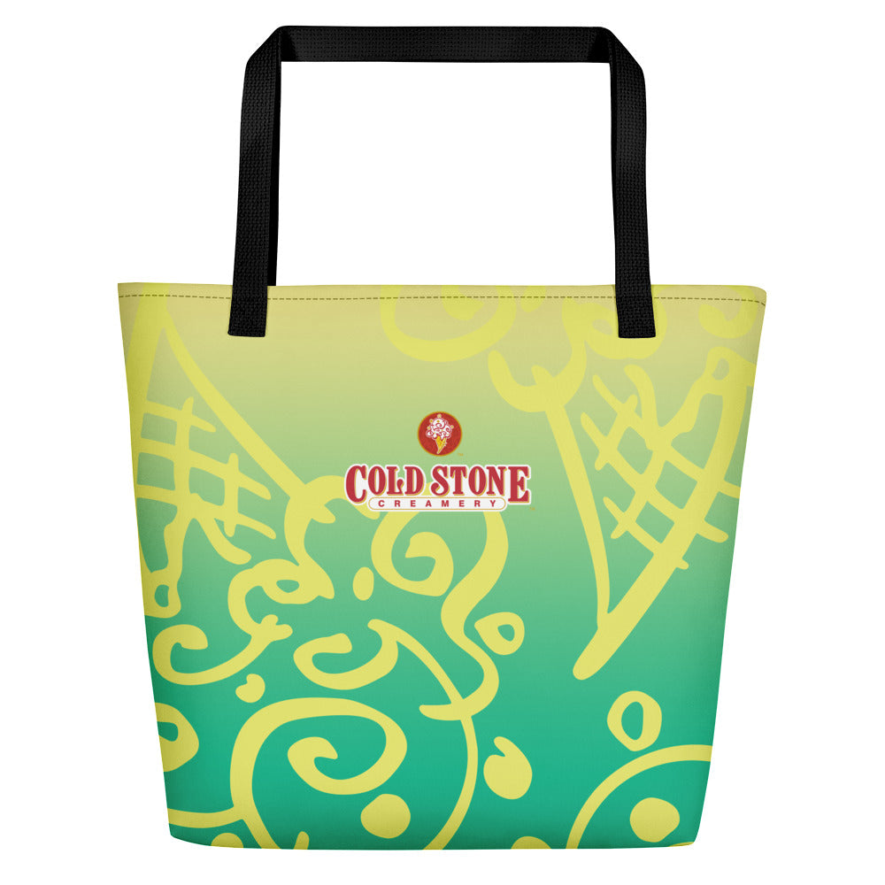 Cone Pattern Beach Bag - Lemon Sorbet