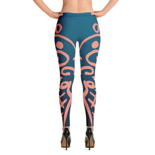 Load image into Gallery viewer, Cone Pattern Leggings - Peach
