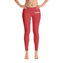 Load image into Gallery viewer, Sprinkle Leggings - Strawberry

