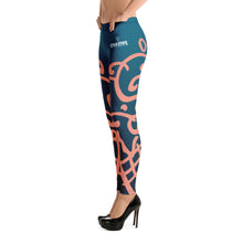 Load image into Gallery viewer, Cone Pattern Leggings - Peach
