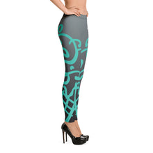 Load image into Gallery viewer, Cone Pattern Leggings - Mint
