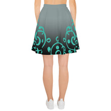 Load image into Gallery viewer, Cone Pattern Skater Skirt - Mint
