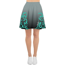 Load image into Gallery viewer, Cone Pattern Skater Skirt - Mint

