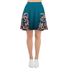 Load image into Gallery viewer, Cone Pattern Skater Skirt - Peach
